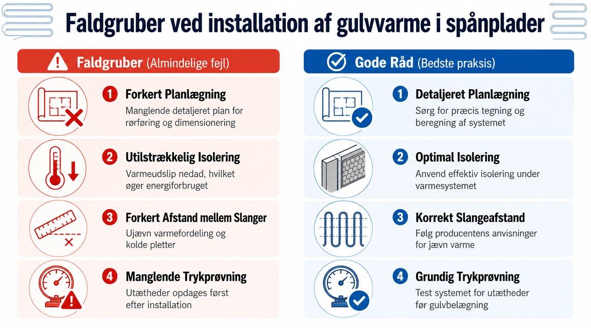 Undgå de typiske faldgruber ved installationen
